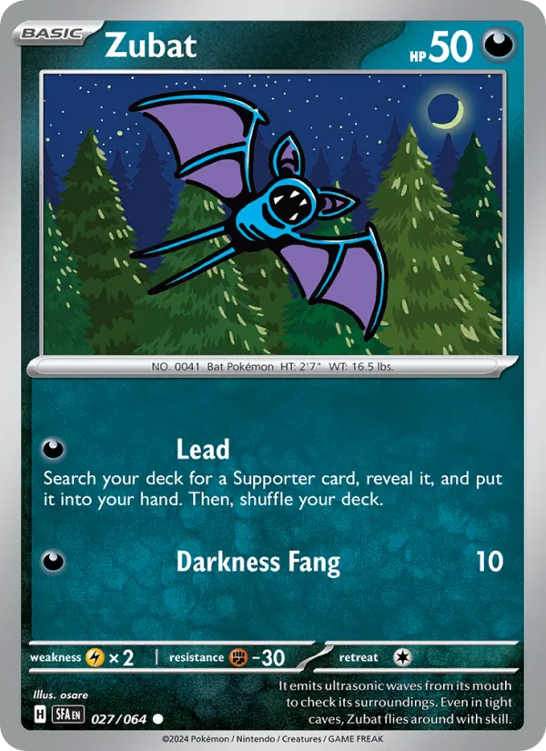 Zubat Shrouded Fable 027/64