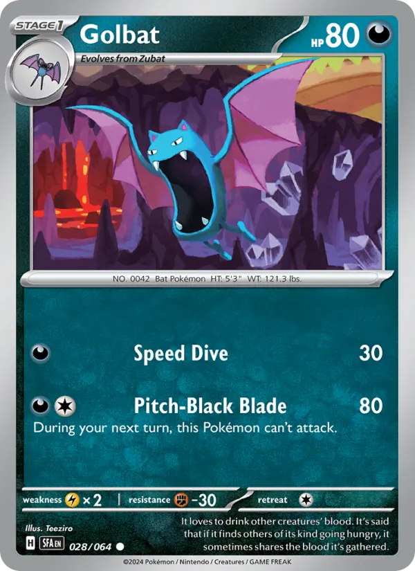 Golbat Shrouded Fable 028/64