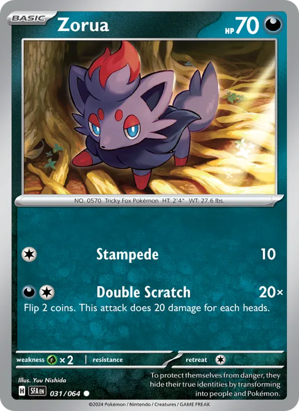 Zorua Shrouded Fable 031/64