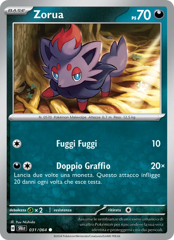 Zorua Segreto Fiabesco 031/64