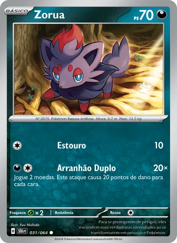 Zorua Fábulas Nebulosas 031/64