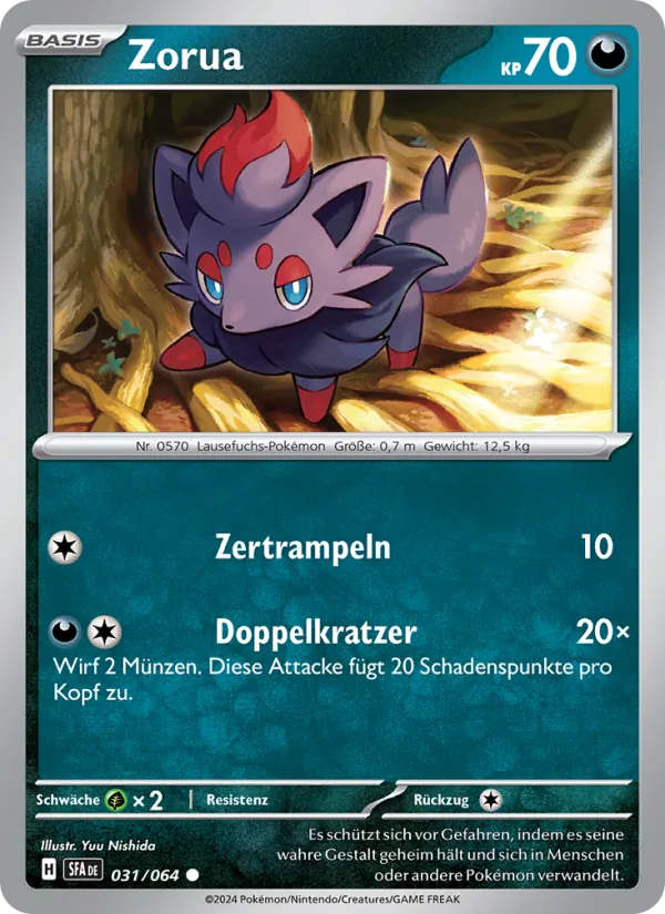 Zorua Nebel der Sagen 031/64