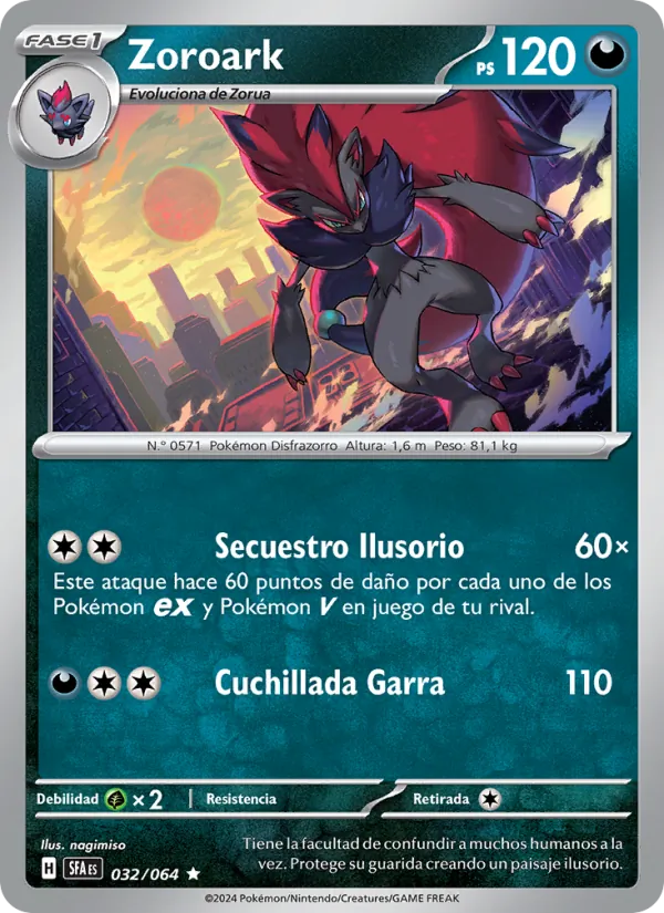 Zoroark Fabula Sombría 032/64