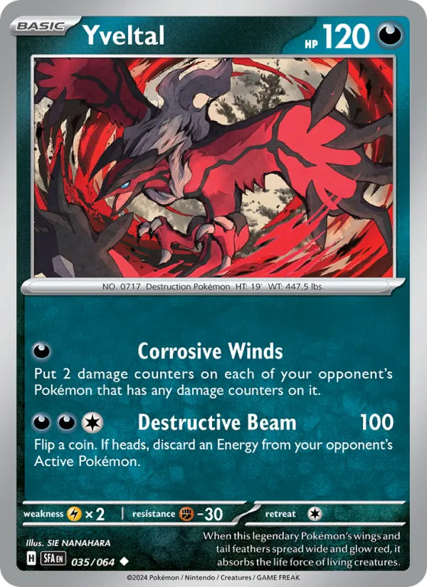 Yveltal Shrouded Fable 035/64
