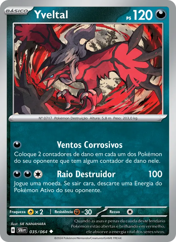 Yveltal Fábulas Nebulosas 035/64