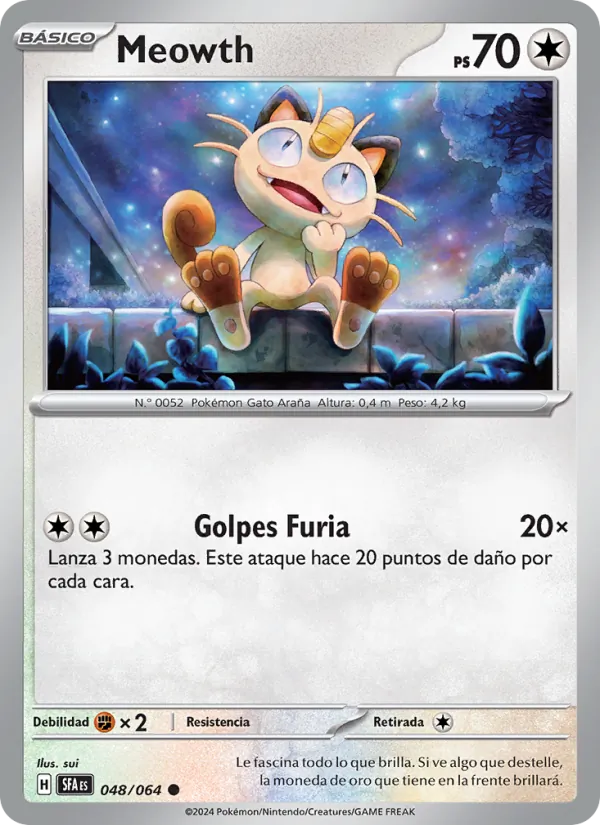 Meowth Fabula Sombría 048/64