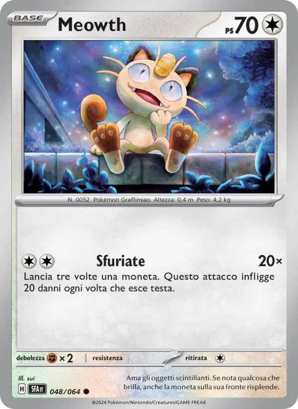 Meowth Segreto Fiabesco 048/64