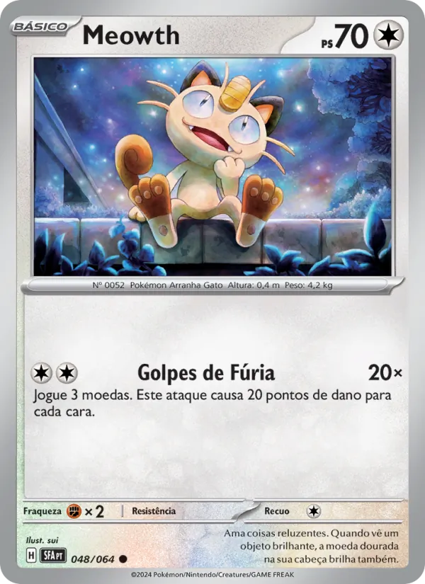 Meowth Fábulas Nebulosas 048/64