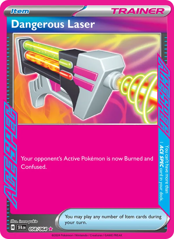 Dangerous Laser Shrouded Fable 058/64