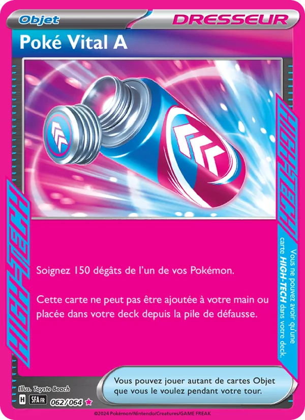 Poké Vital A Fable Nébuleuse 062/64
