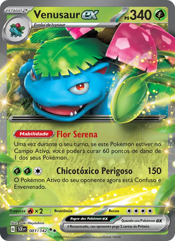Venusaur ex Coroa Estelar 001/142