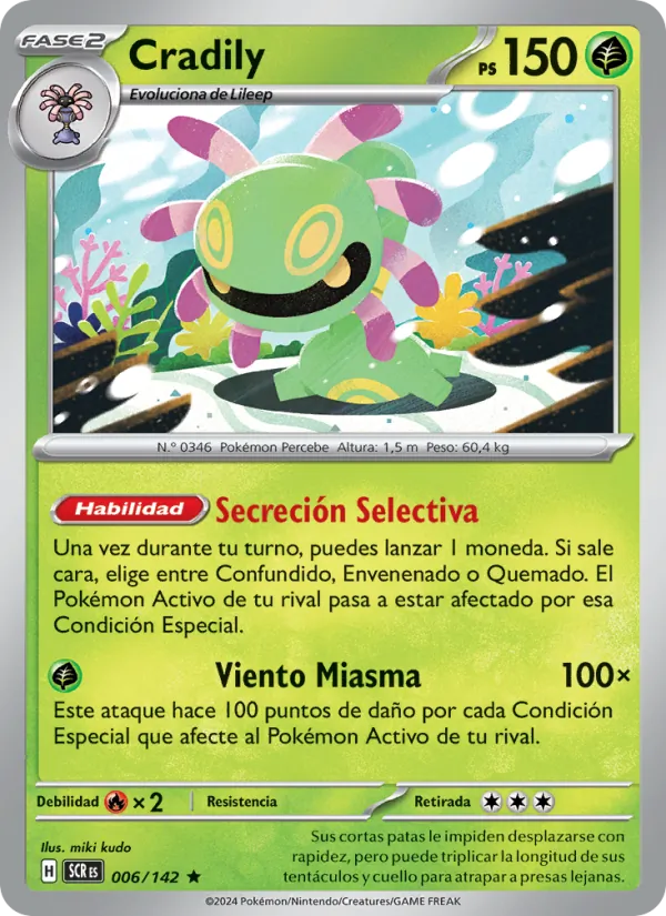 Cradily Corona Astral 006/142