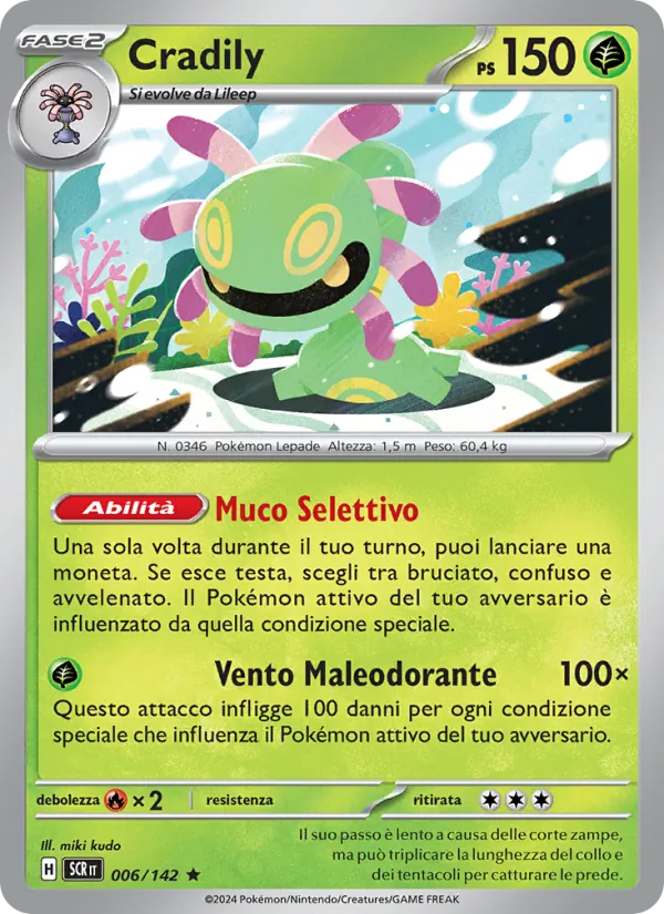 Cradily Corona Astrale 006/142