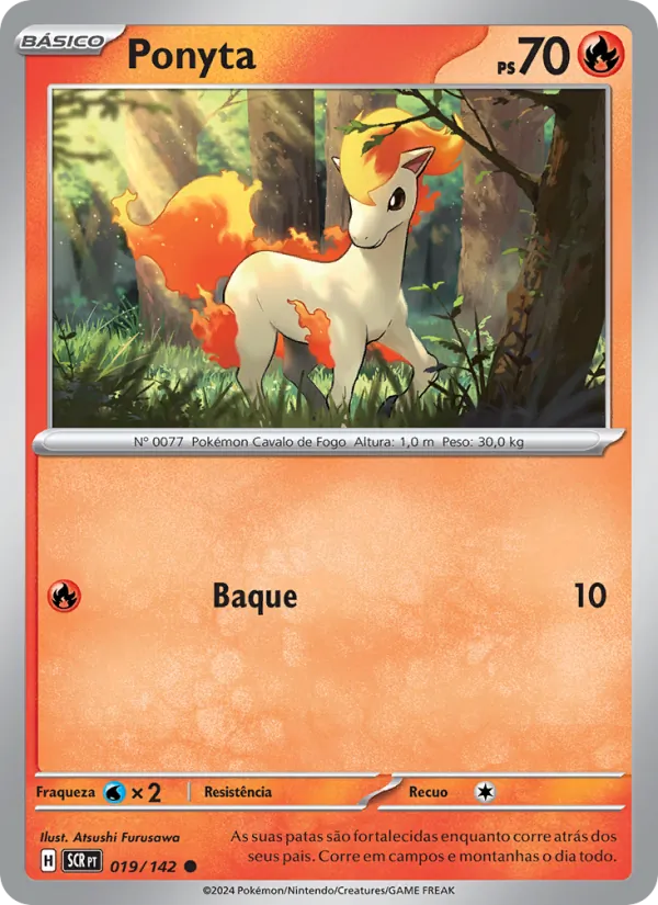 Ponyta Coroa Estelar 019/142