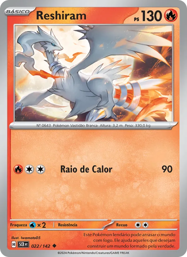 Reshiram Coroa Estelar 022/142
