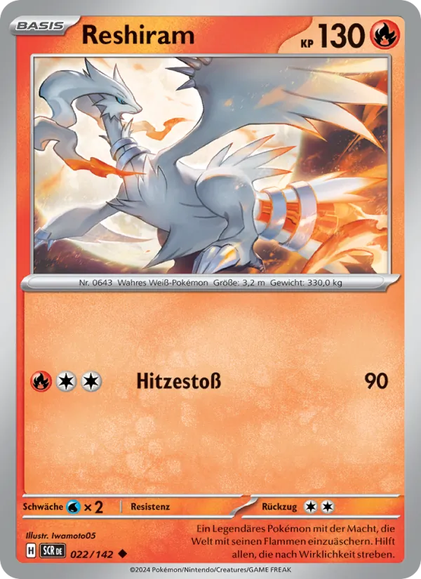 Reshiram Stellarkrone 022/142