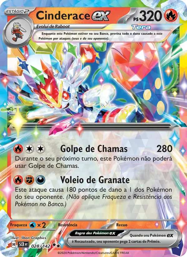 Cinderace ex Coroa Estelar 028/142