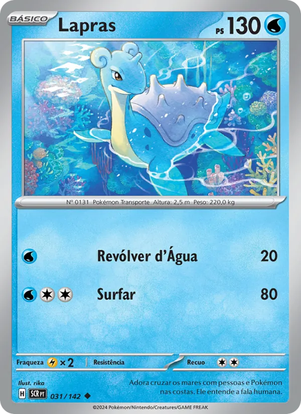 Lapras Coroa Estelar 031/142