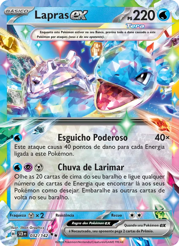 Lapras ex Coroa Estelar 032/142
