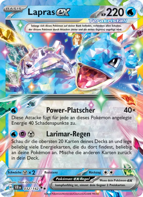 Lapras-ex Stellarkrone 032/142