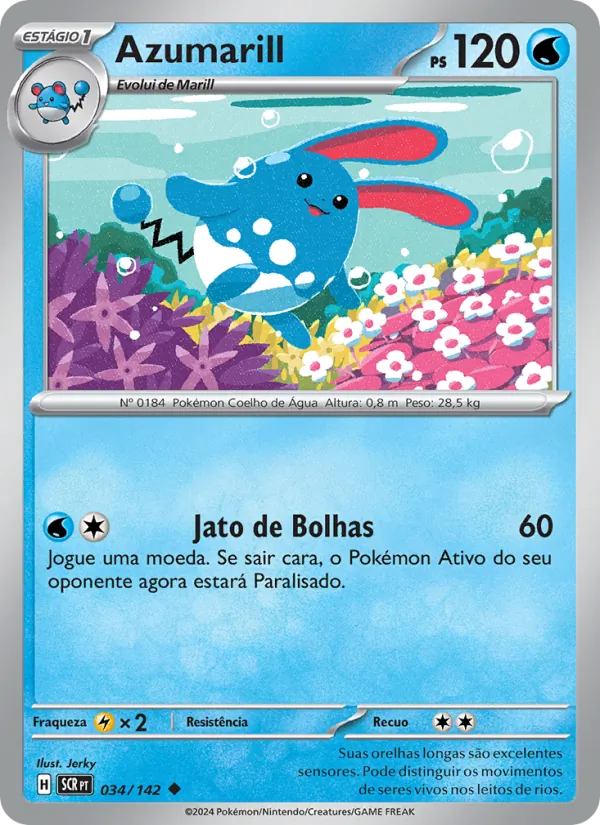 Azumarill Coroa Estelar 034/142