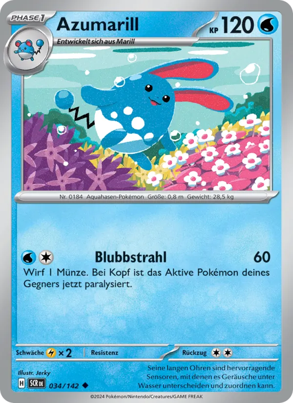 Azumarill Stellarkrone 034/142