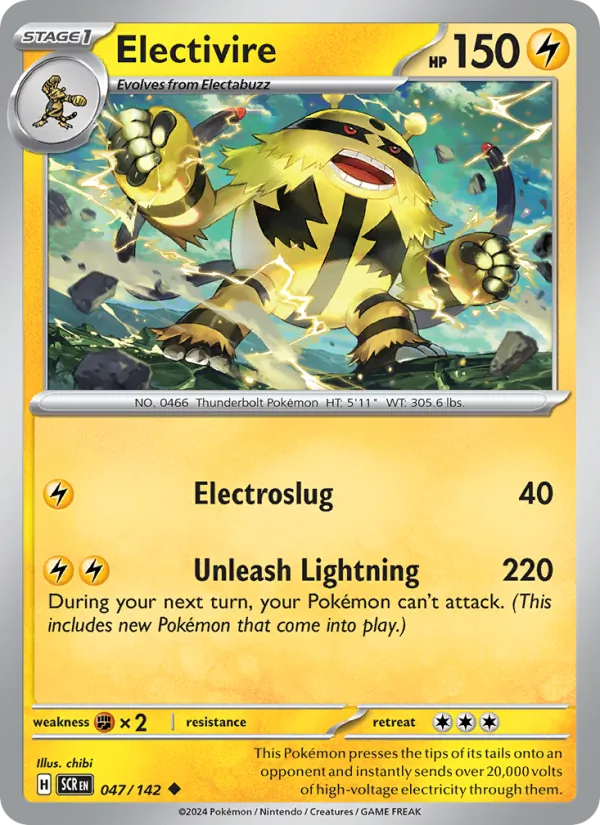 Electivire Stellar Crown 047/142