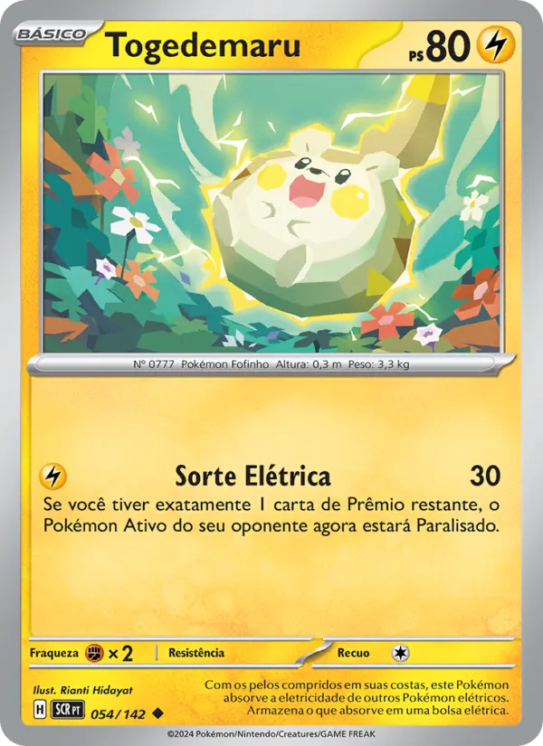Togedemaru Coroa Estelar 054/142