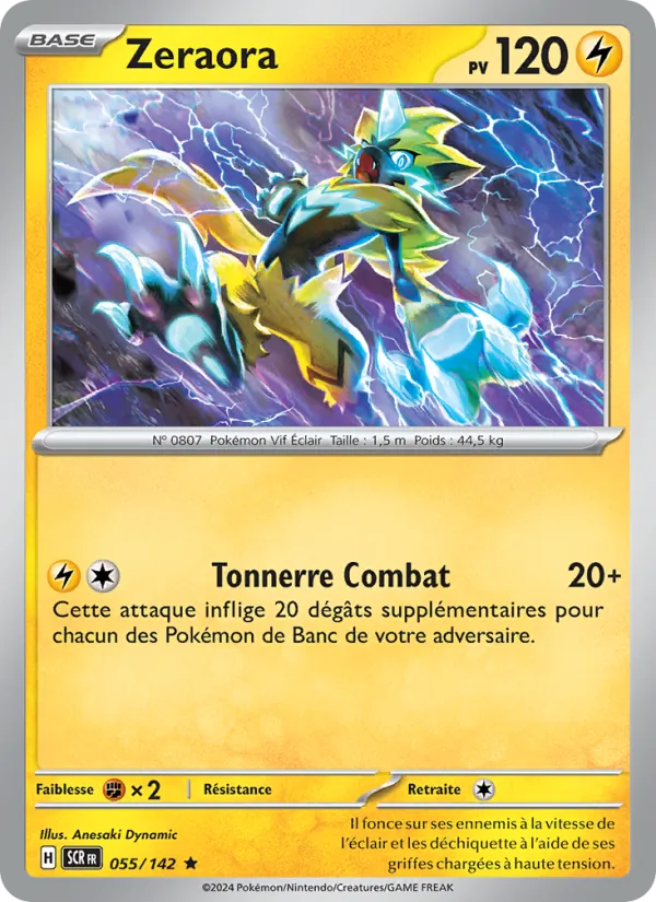 Zeraora Couronne Stellaire 055/142