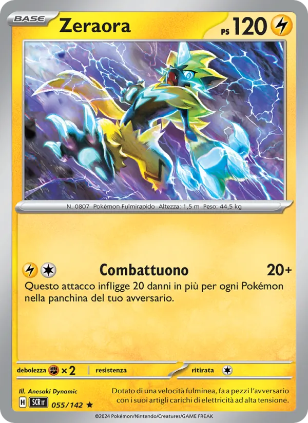 Zeraora Corona Astrale 055/142