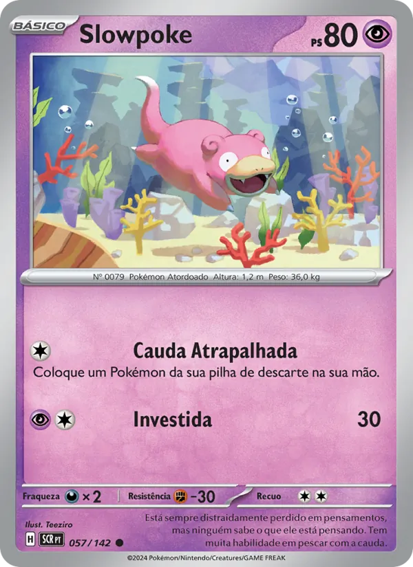 Slowpoke Coroa Estelar 057/142