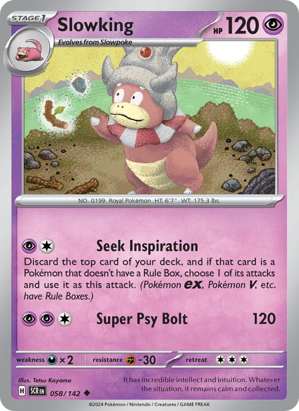 Slowking Stellar Crown 058/142