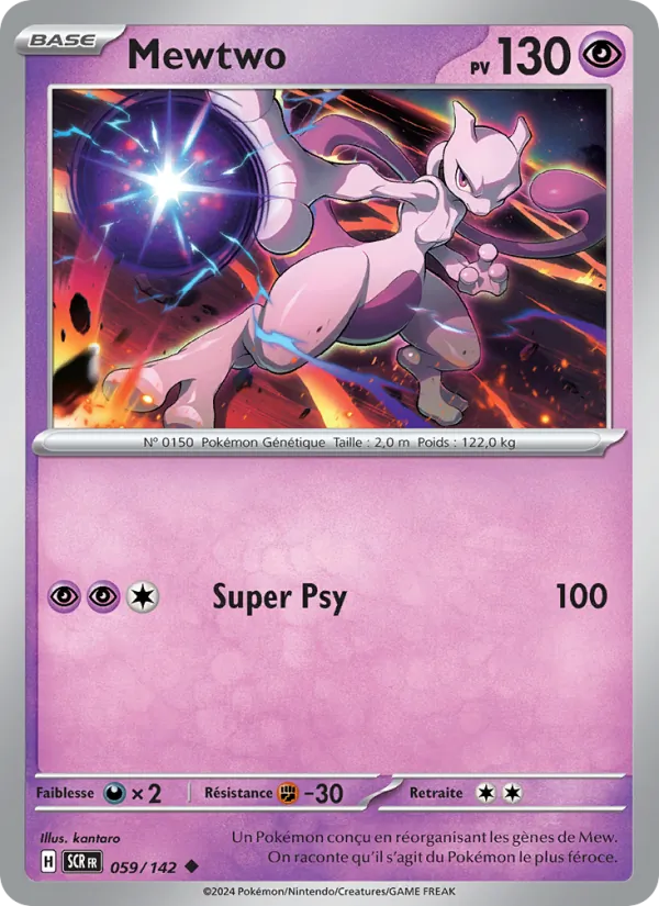 Mewtwo Couronne Stellaire 059/142