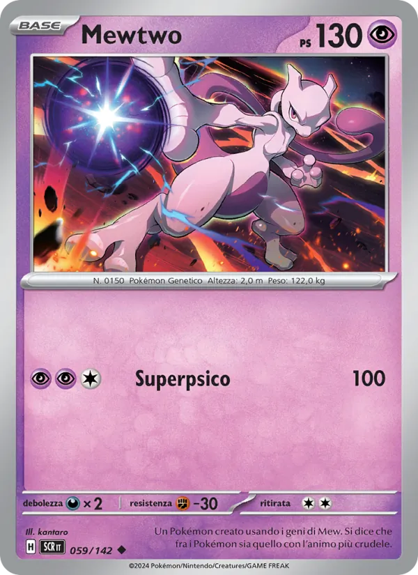 Mewtwo Corona Astrale 059/142