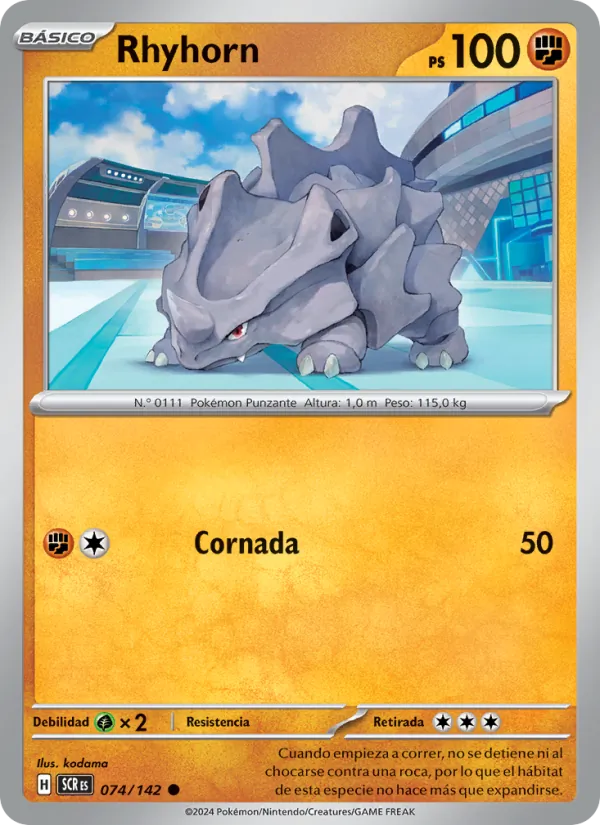 Rhyhorn Corona Astral 074/142