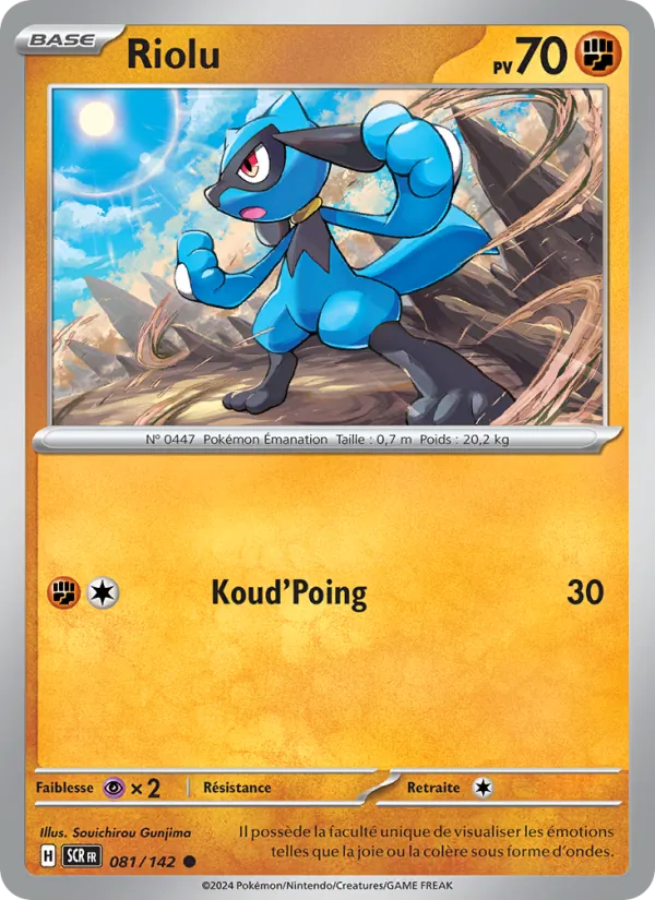Riolu Couronne Stellaire 081/142