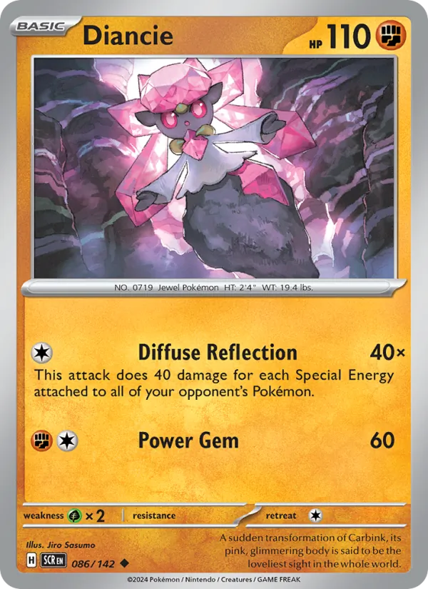 Diancie Stellar Crown 086/142
