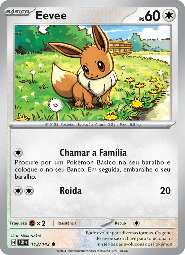 Eevee Coroa Estelar 113/142