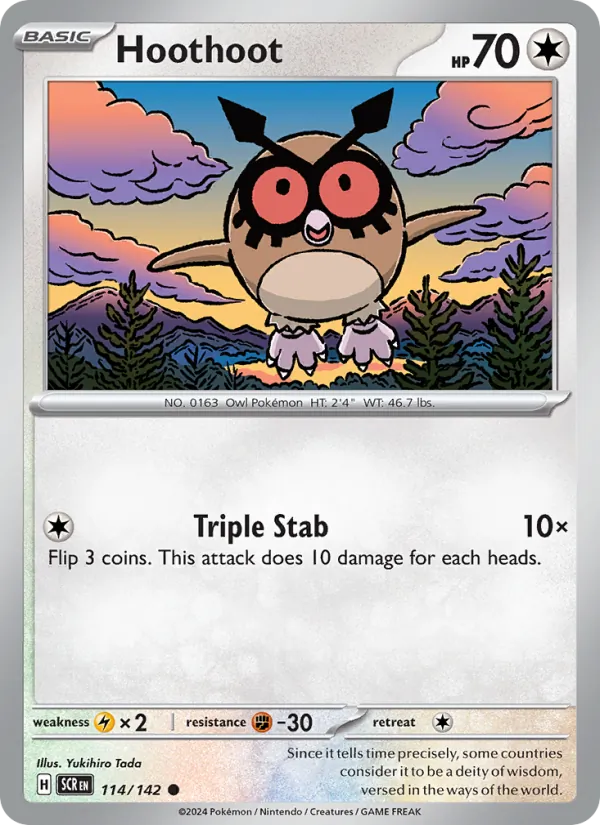Hoothoot Stellar Crown 114/142