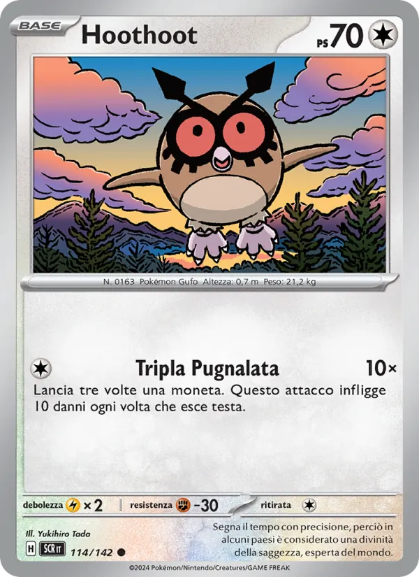 Hoothoot Corona Astrale 114/142