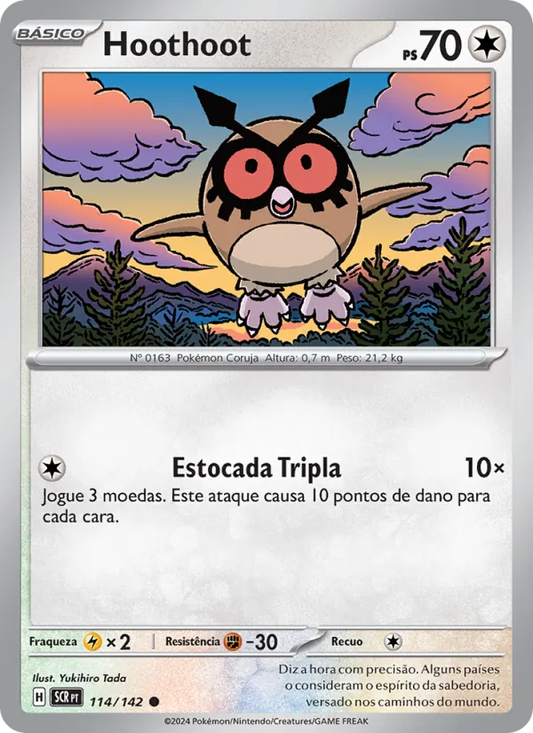 Hoothoot Coroa Estelar 114/142