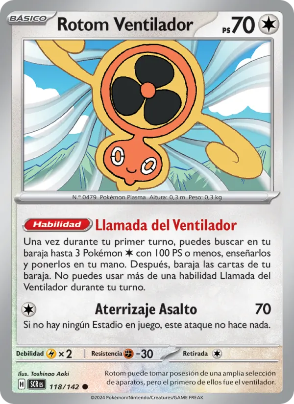 Rotom Ventilador Corona Astral 118/142