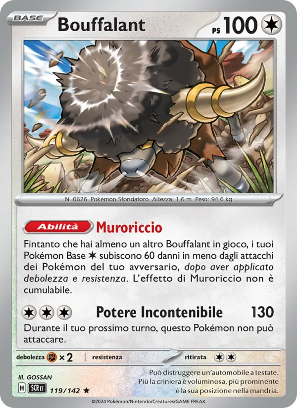 Bouffalant Corona Astrale 119/142