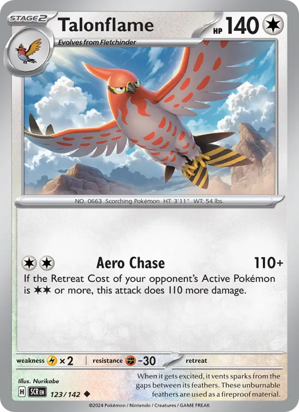 Talonflame Stellar Crown 123/142