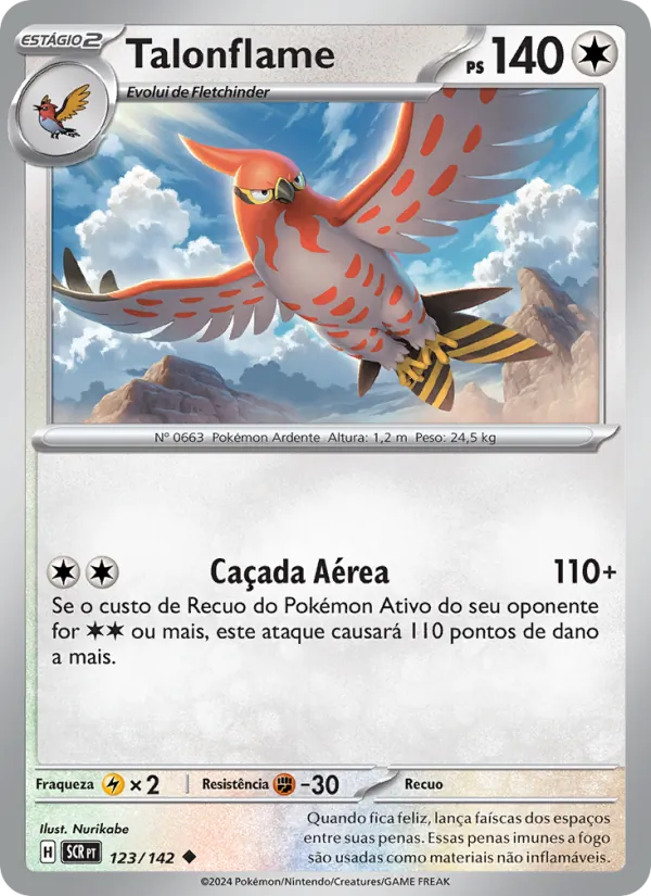 Talonflame Coroa Estelar 123/142