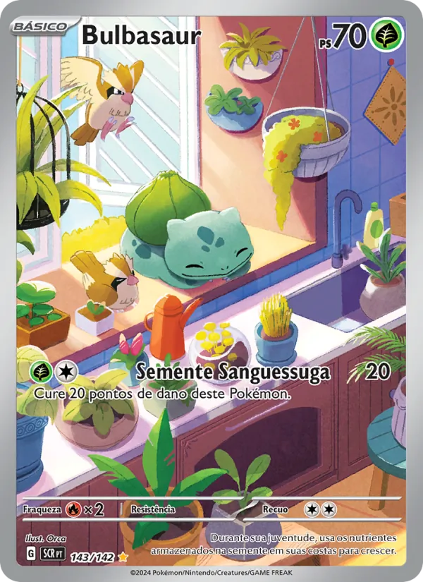 Bulbasaur Coroa Estelar 143/142