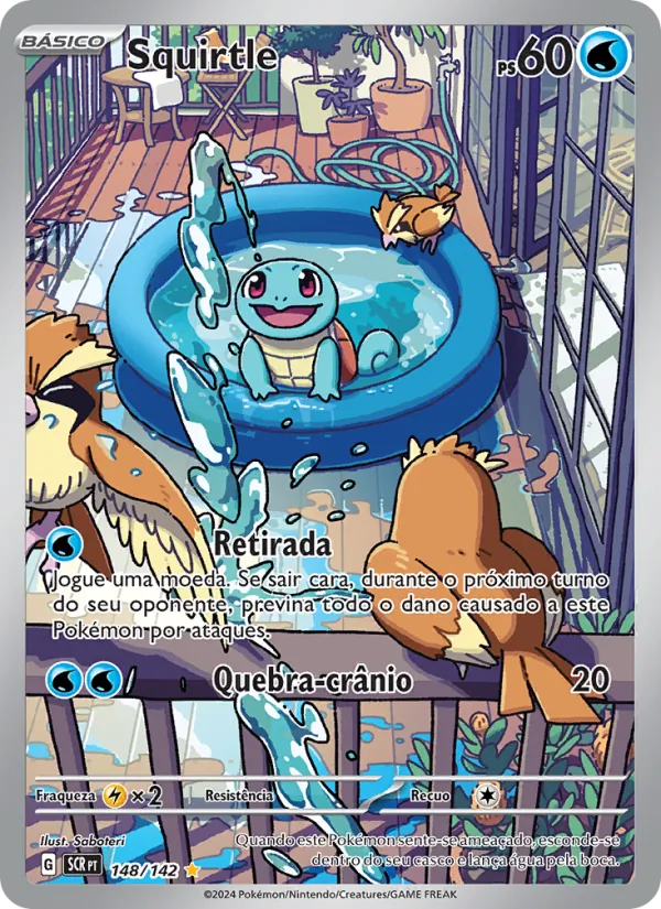 Squirtle Coroa Estelar 148/142
