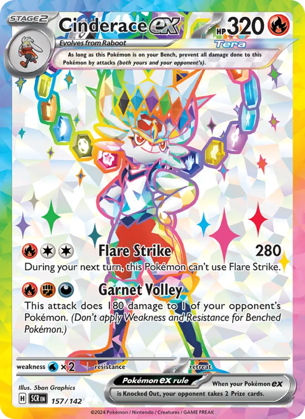 Cinderace ex Stellar Crown 157/142