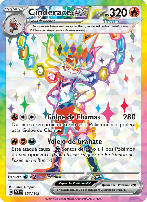 Cinderace ex Coroa Estelar 157/142