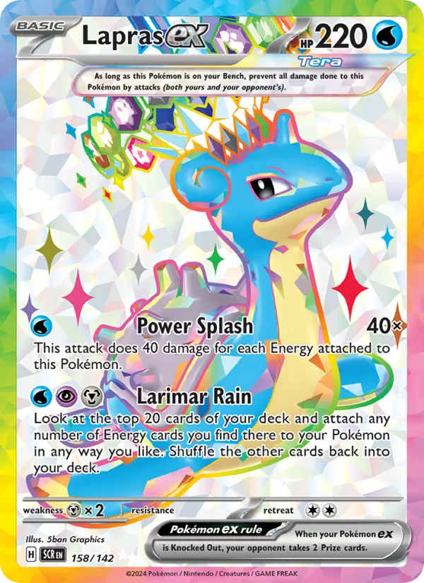 Lapras ex Stellar Crown 158/142